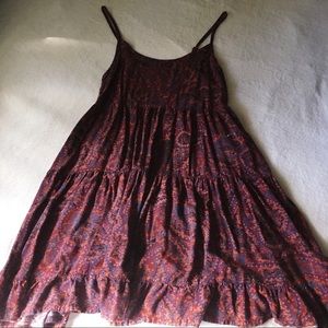Target Patterned Flowy Spaghetti Strap Dress